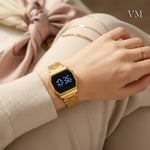 Reloj LED Minimalista de Acero