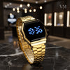 Reloj LED Minimalista de Acero